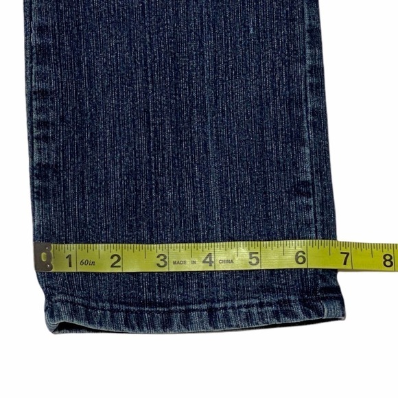 BOTIN Faded Dark Wash Denim Blue Skinny Jeans - Picture 8 of 11